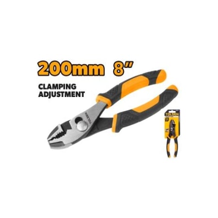 Tolsen 8Slip Joint Pliers Drop Forged Steel, Full Body w/Heat Treatment, Black Finished and Fine Polished 10316